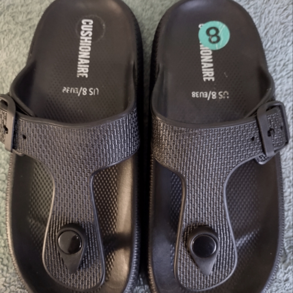 Black casual sandal